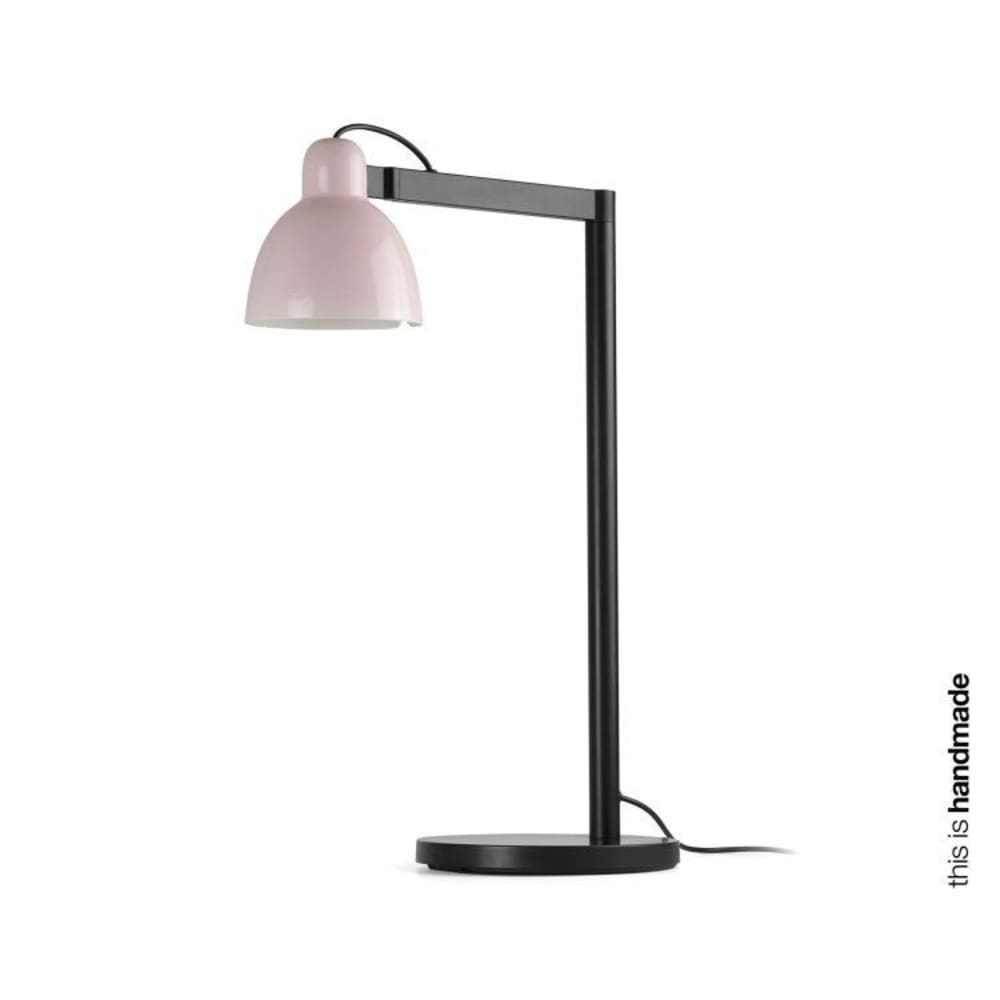 lampara de sobremesa ceramica rosa brillo 25x474x575 cm