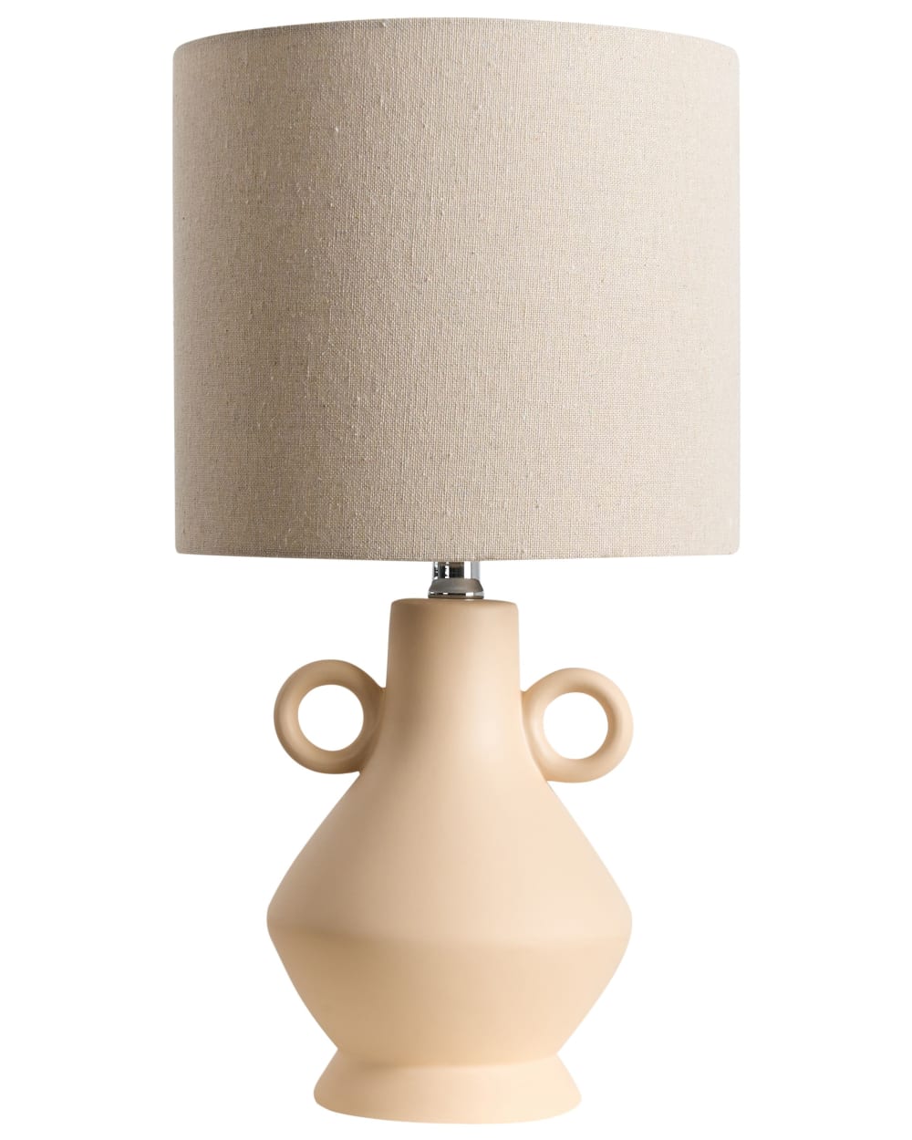 Lampe à poser céramique beige