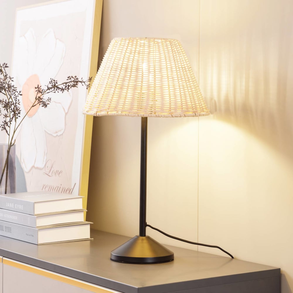 Lampe à poser en bois noir — vue 3