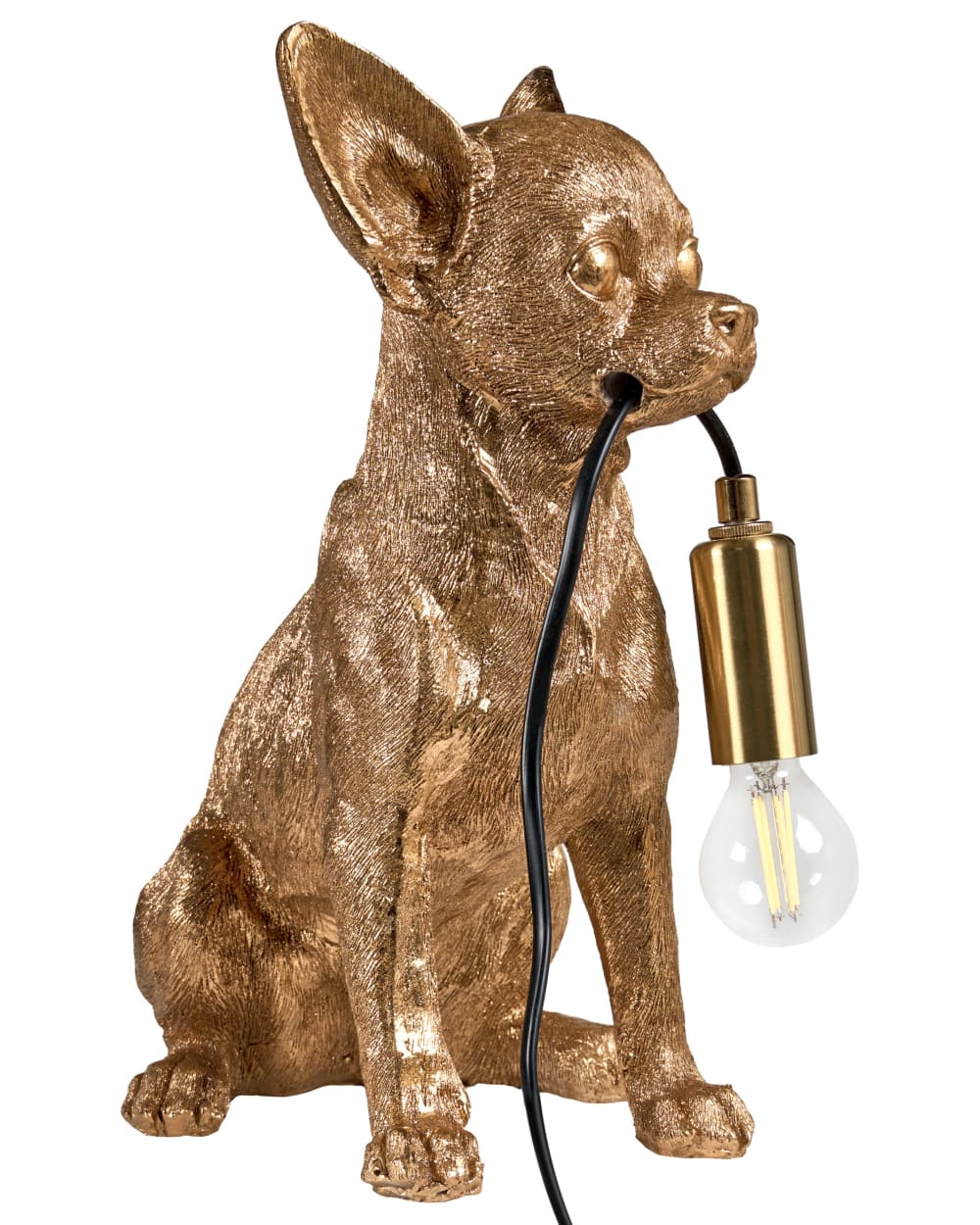 Beliani Tischleuchte aus Kunststoff 32cm, gold style classic chic - -