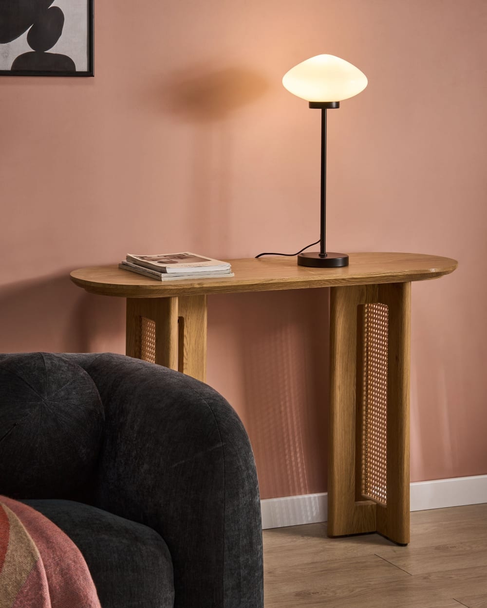 Lampe à poser métal noir — vue 3