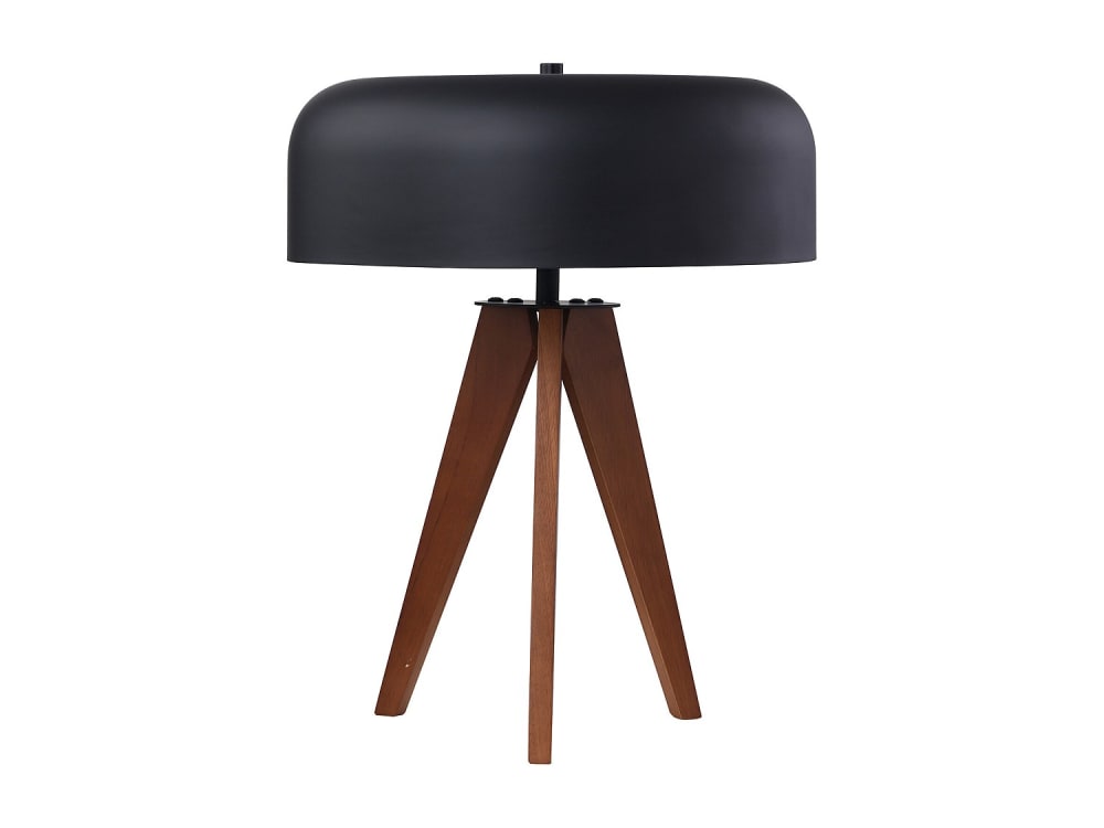 Lampe à poser hévéa noir