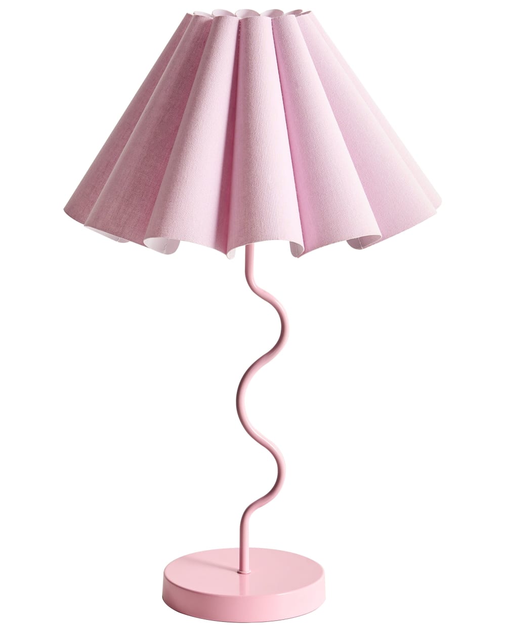 lampe à poser rose