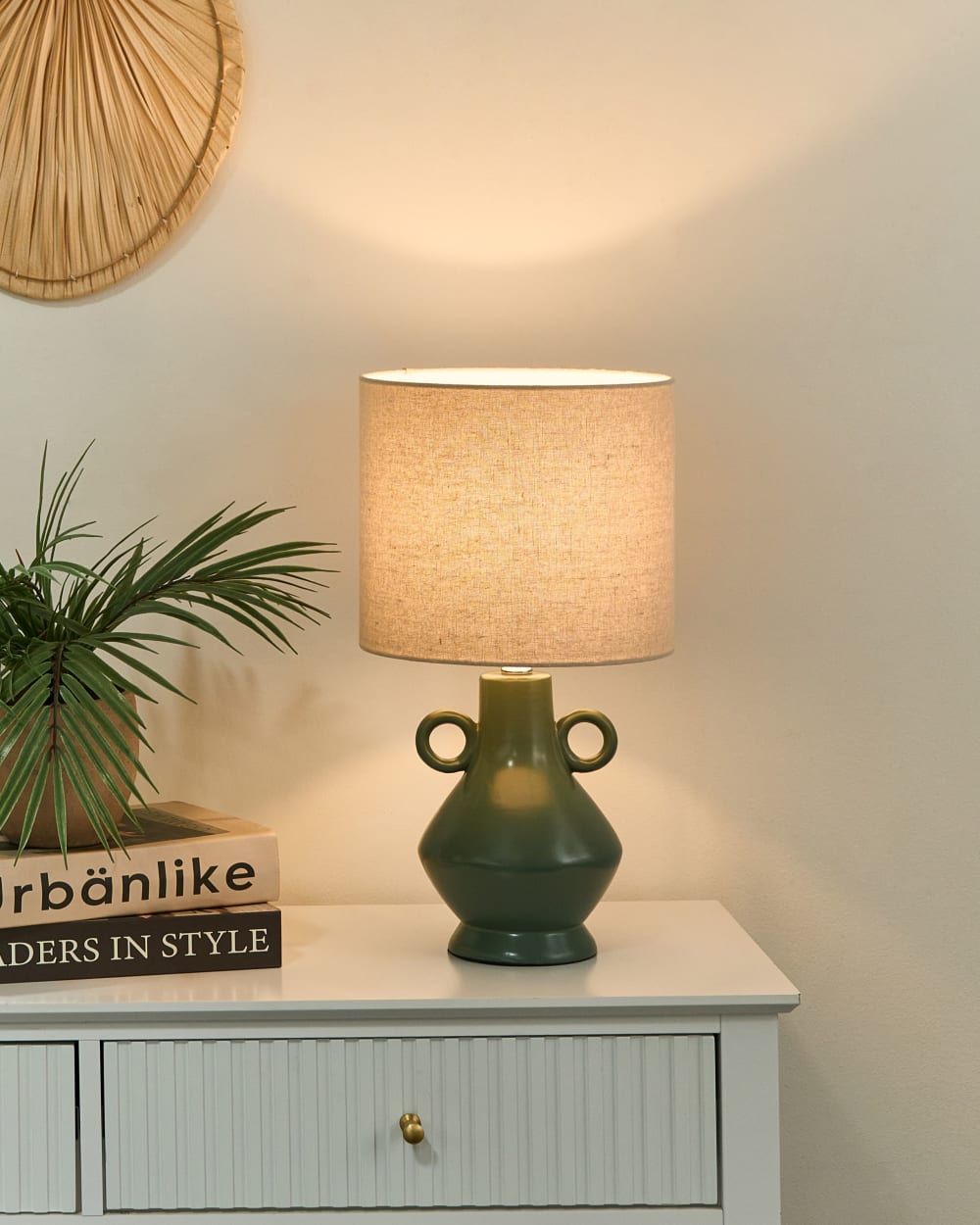 Lampe à poser céramique vert — vue 3