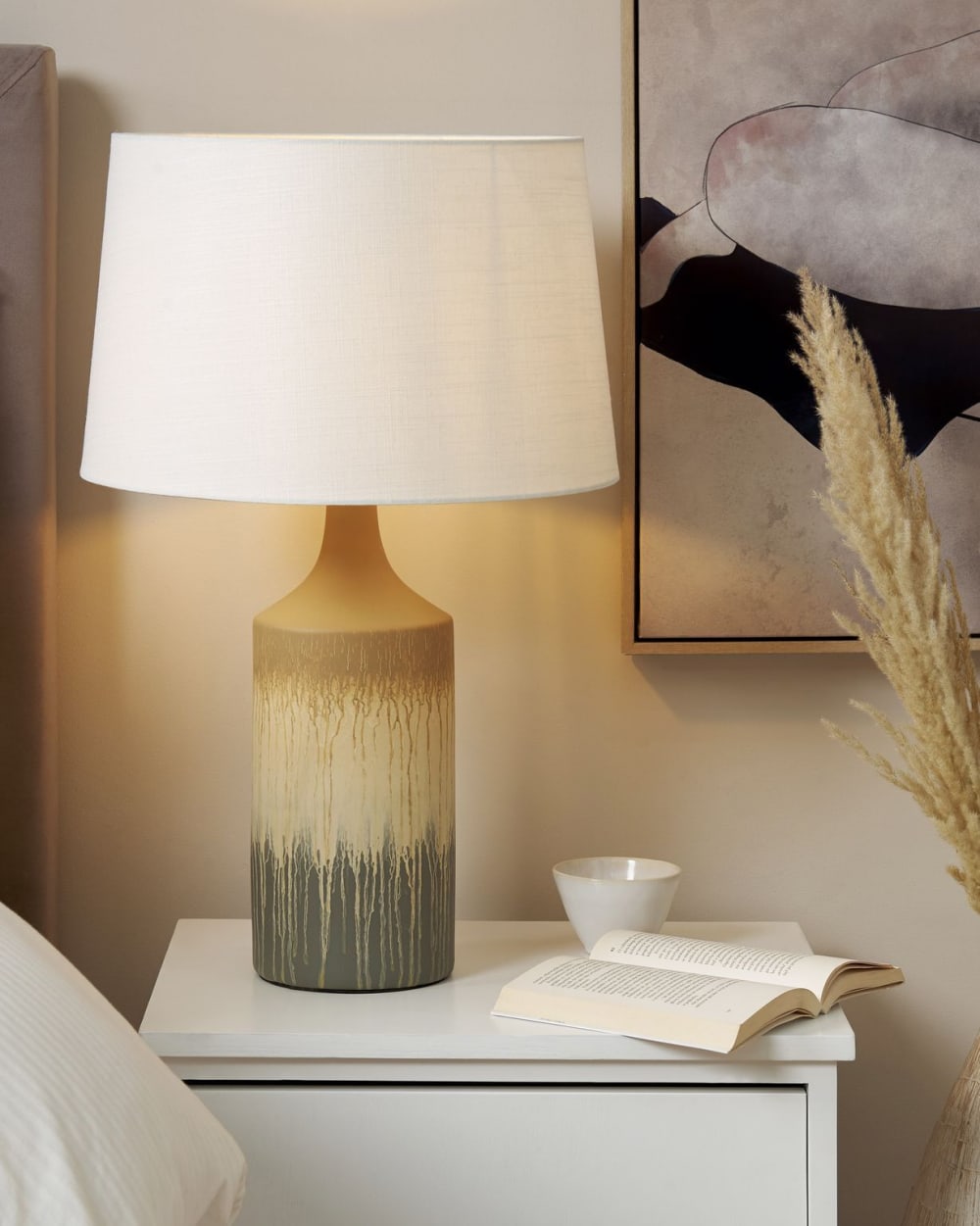 Lampe à poser céramique multicolore — vue 3