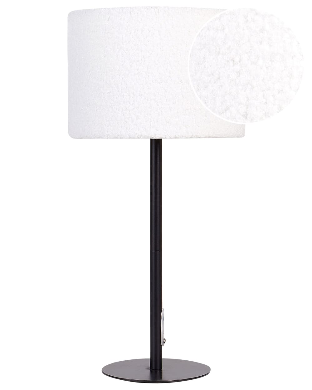 lampe à poser bouclé - blanc