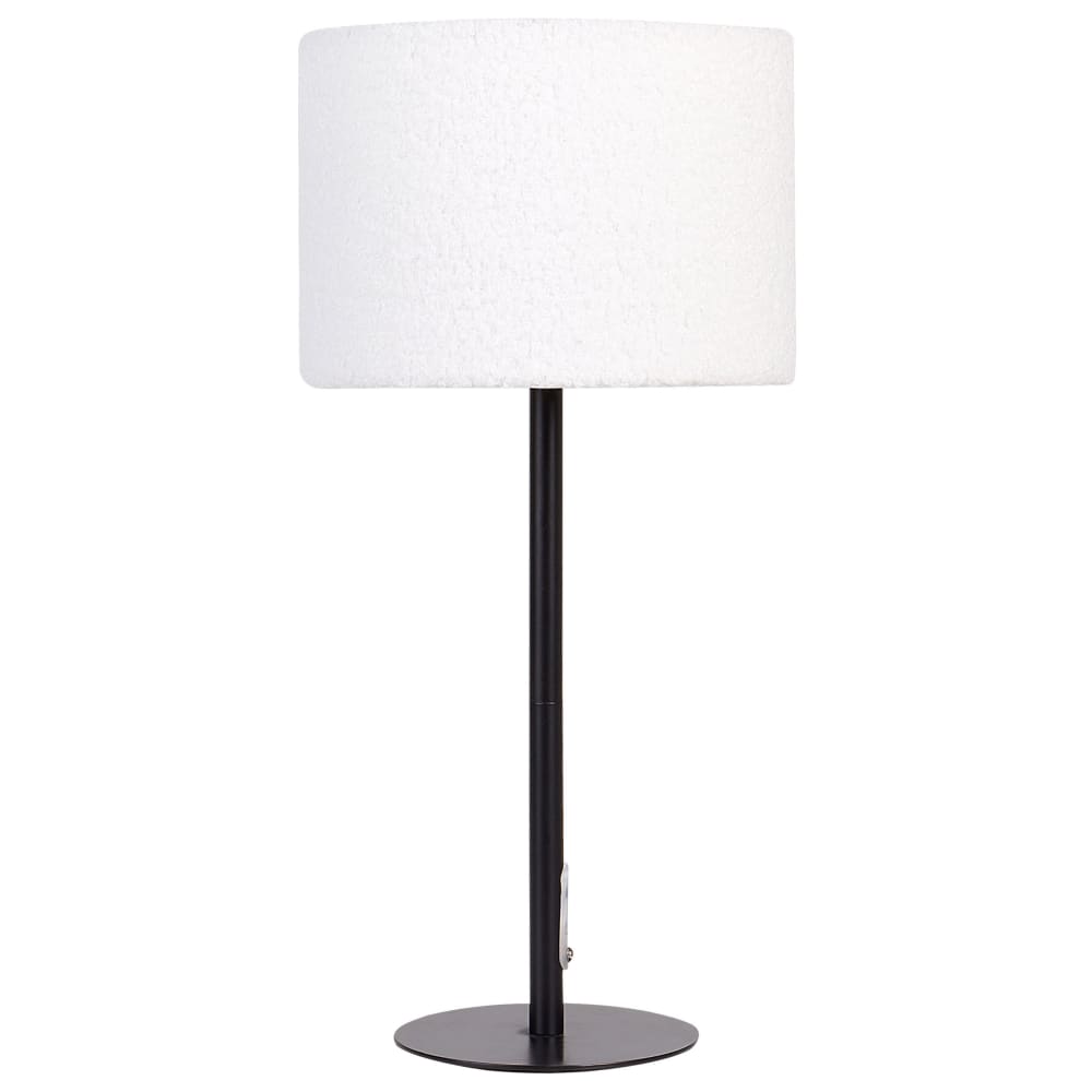 Lampe à poser bouclé blanc — vue 4