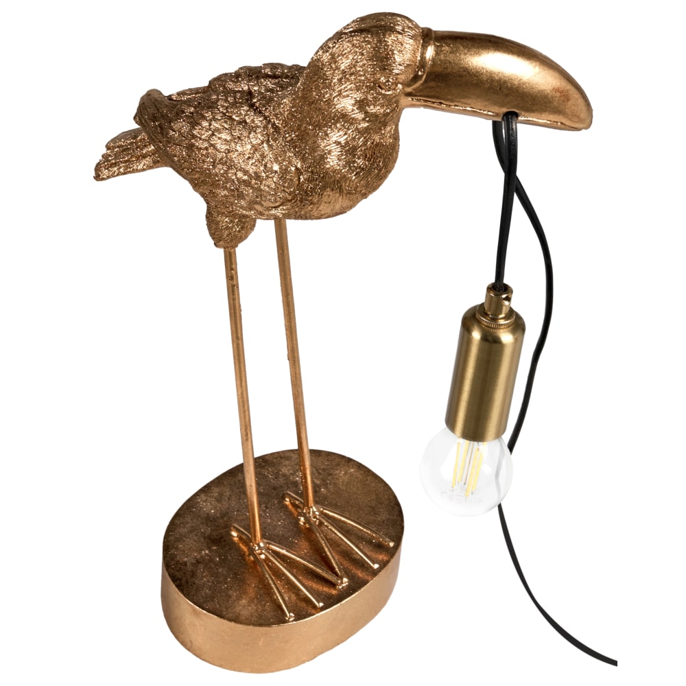 Lampe à poser toucan doré — vue 4