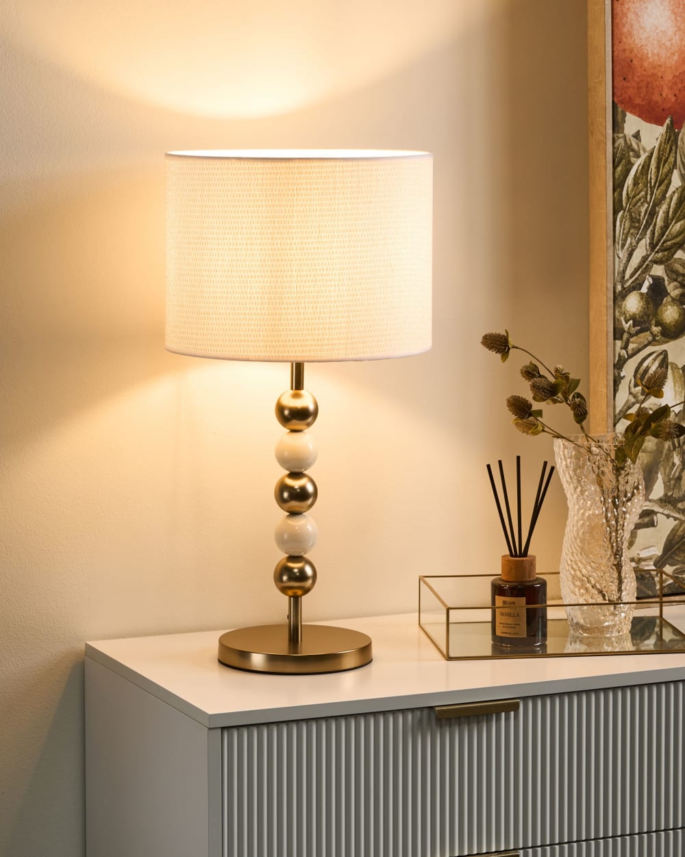 Lampe à poser métal laitonbeige — vue 3