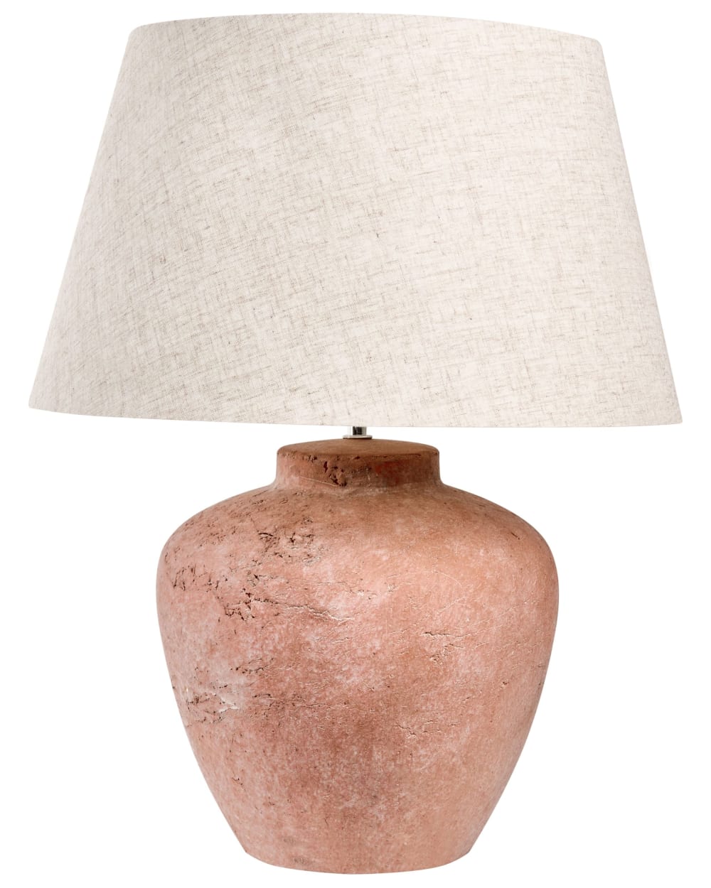 Lampe à poser céramique marron