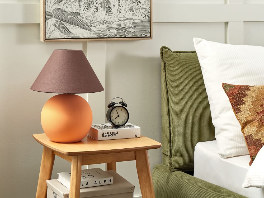 Lampe à poser céramique orange — vue 4