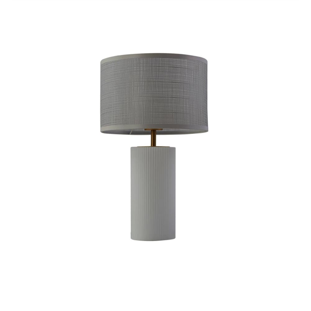 Lampe à poser en verre blanc Lampe à poser en verre blanc
