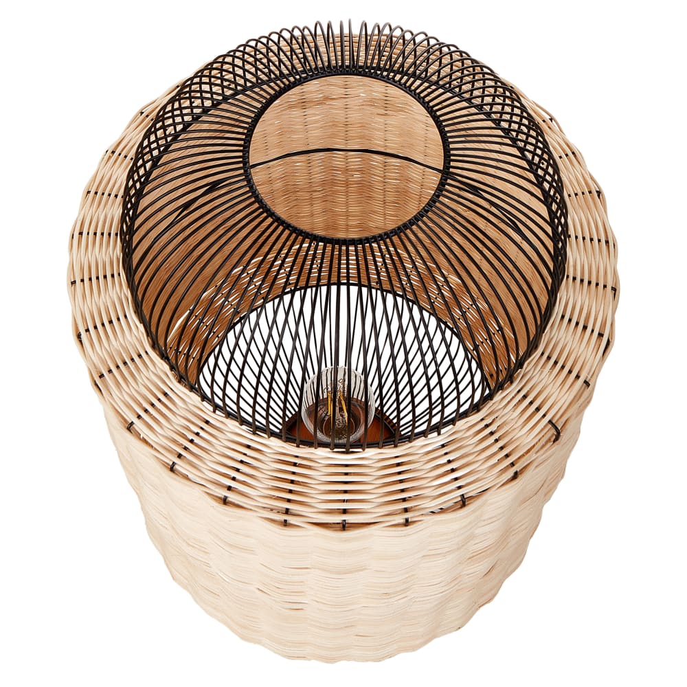 Lampe à poser rotin naturel — vue 4