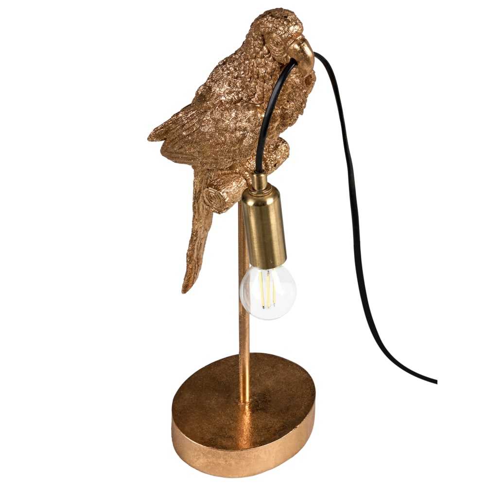 Lampe à poser perroquet doré — vue 4