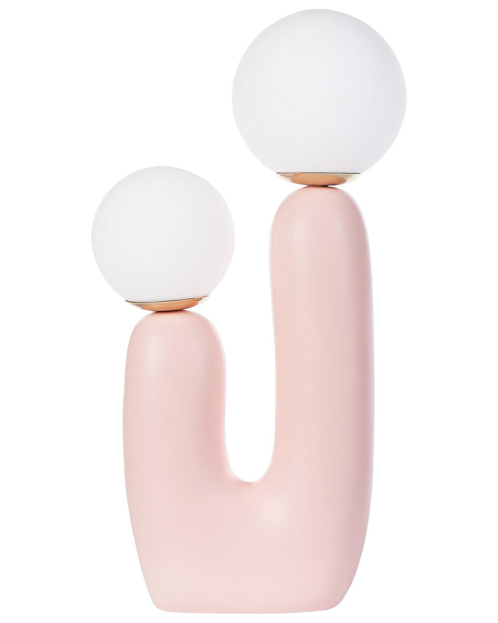 lampe à poser rose pastel