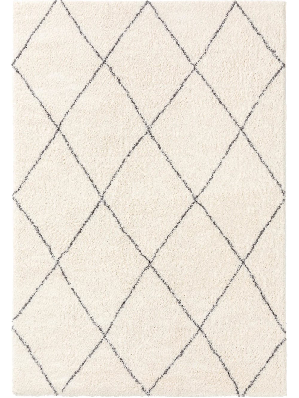Benuta Hochflorteppich cream 240x340 style modern Beige Pvc - Polyvinlychlorid