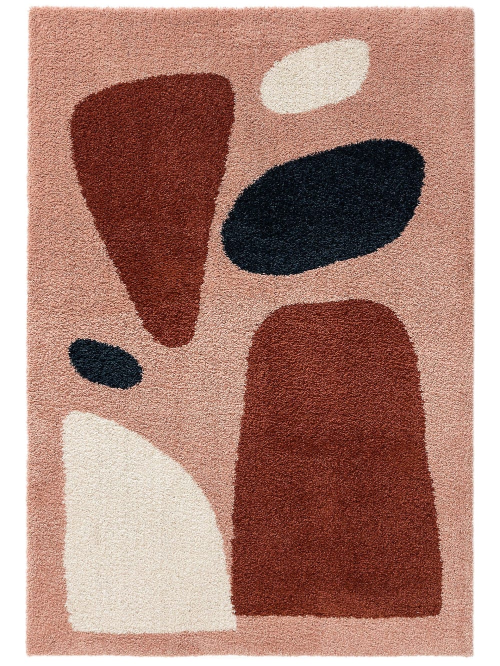 Tapis à poils longs - multicouleur