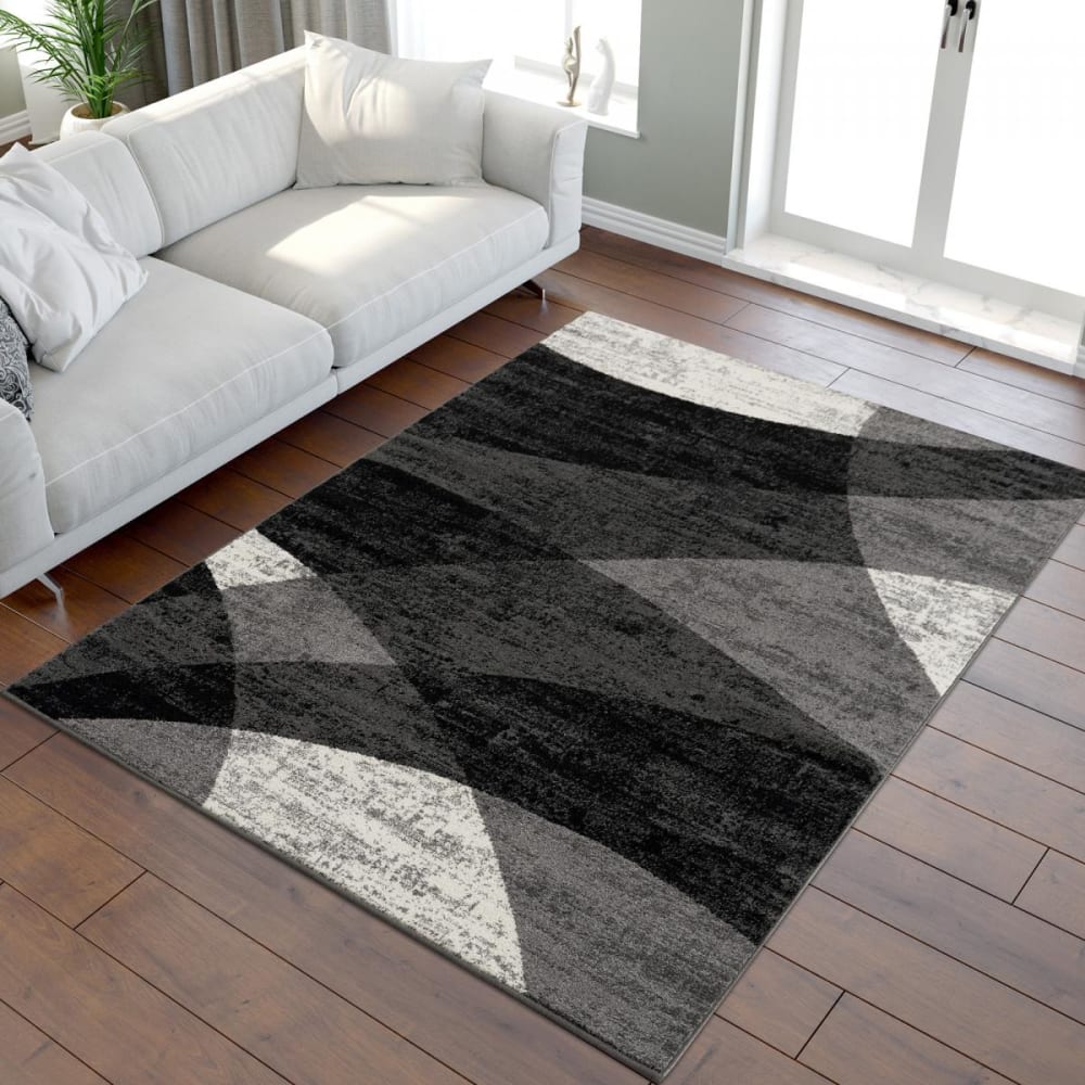 Wohnzimmerteppich 200x290 schwarz - Maisons Du Monde