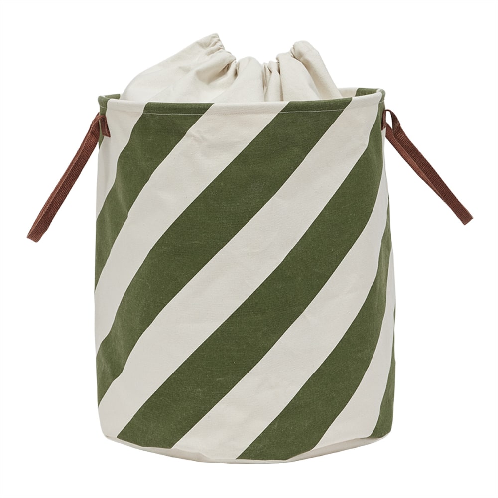 Corbeille à linge en polyester Ø52xH54cm Corbeille à linge en polyester Ø52xH54cm