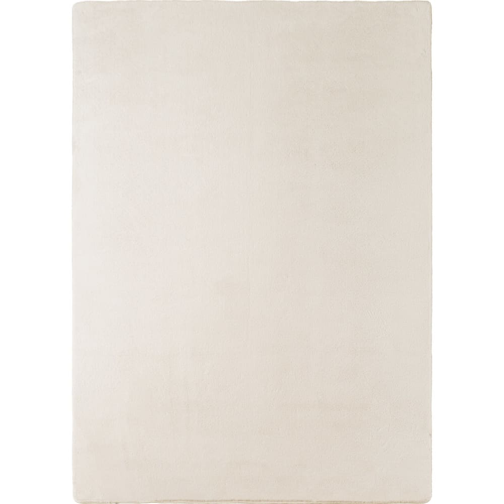 Tapis à poils doux lavable crème 80x250cm