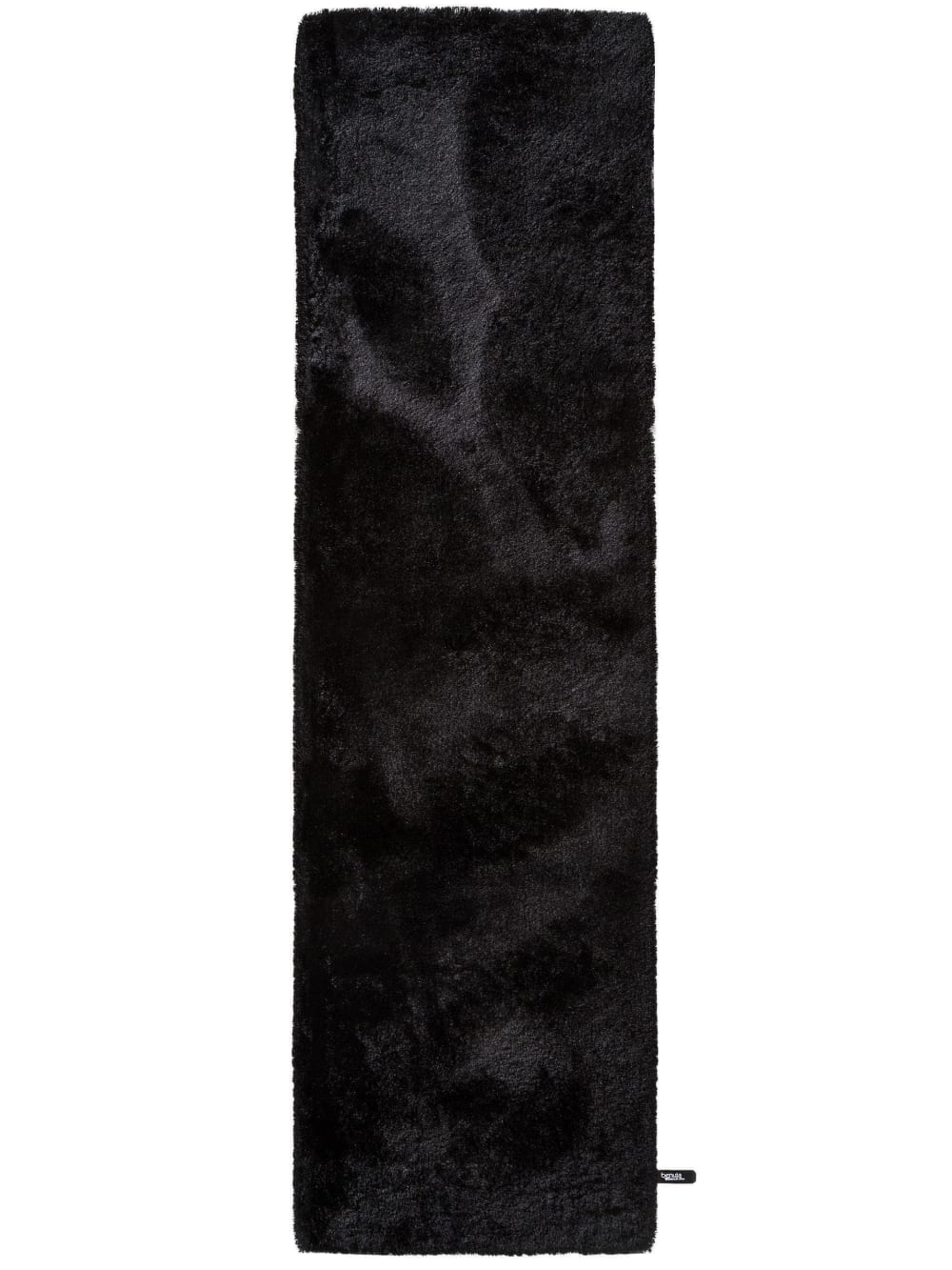 Benuta Hochflorteppich schwarz 80x300 style modern - Pvc - Polyvinlychlorid