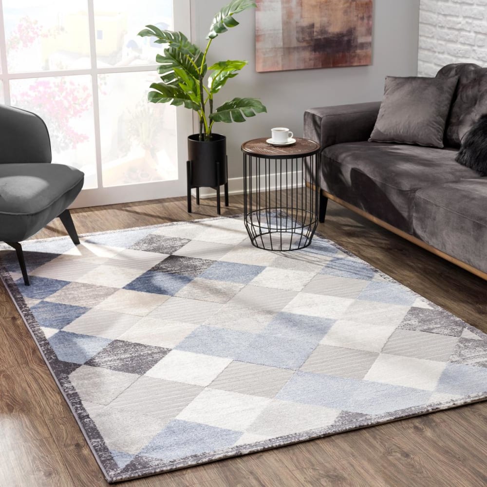 Wohnzimmerteppich 160x220 cm grau - Maisons Du Monde
