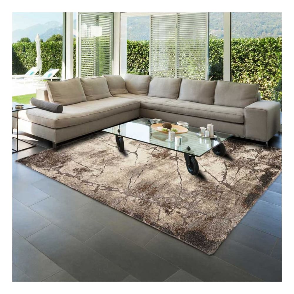 Wohnzimmerteppich 200x290 grau - Maisons Du Monde