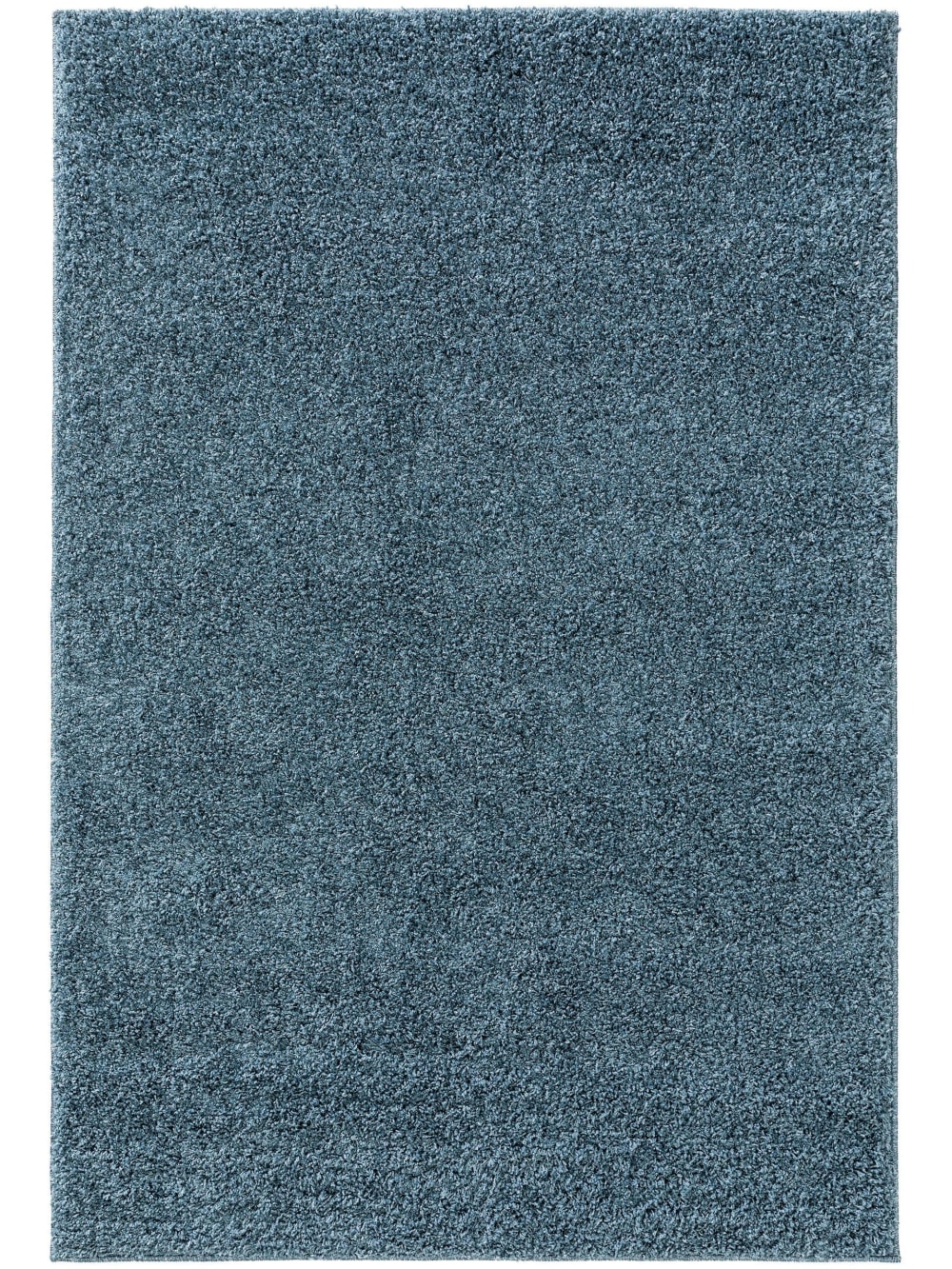 Tapis à poils longs bleu 200x250