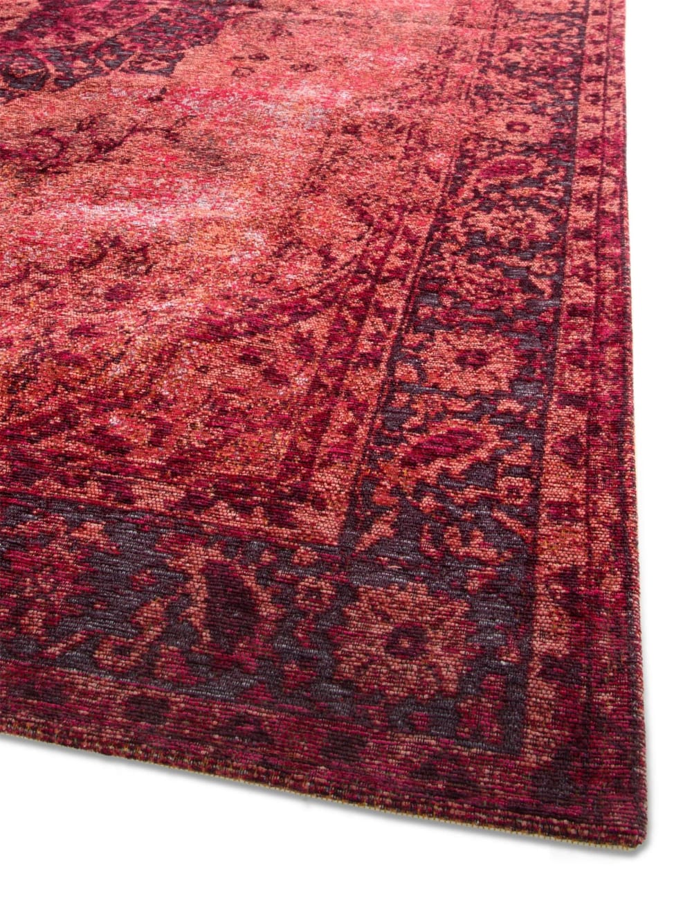 Tapis tissé à plat rouge 155x235 — vue 4