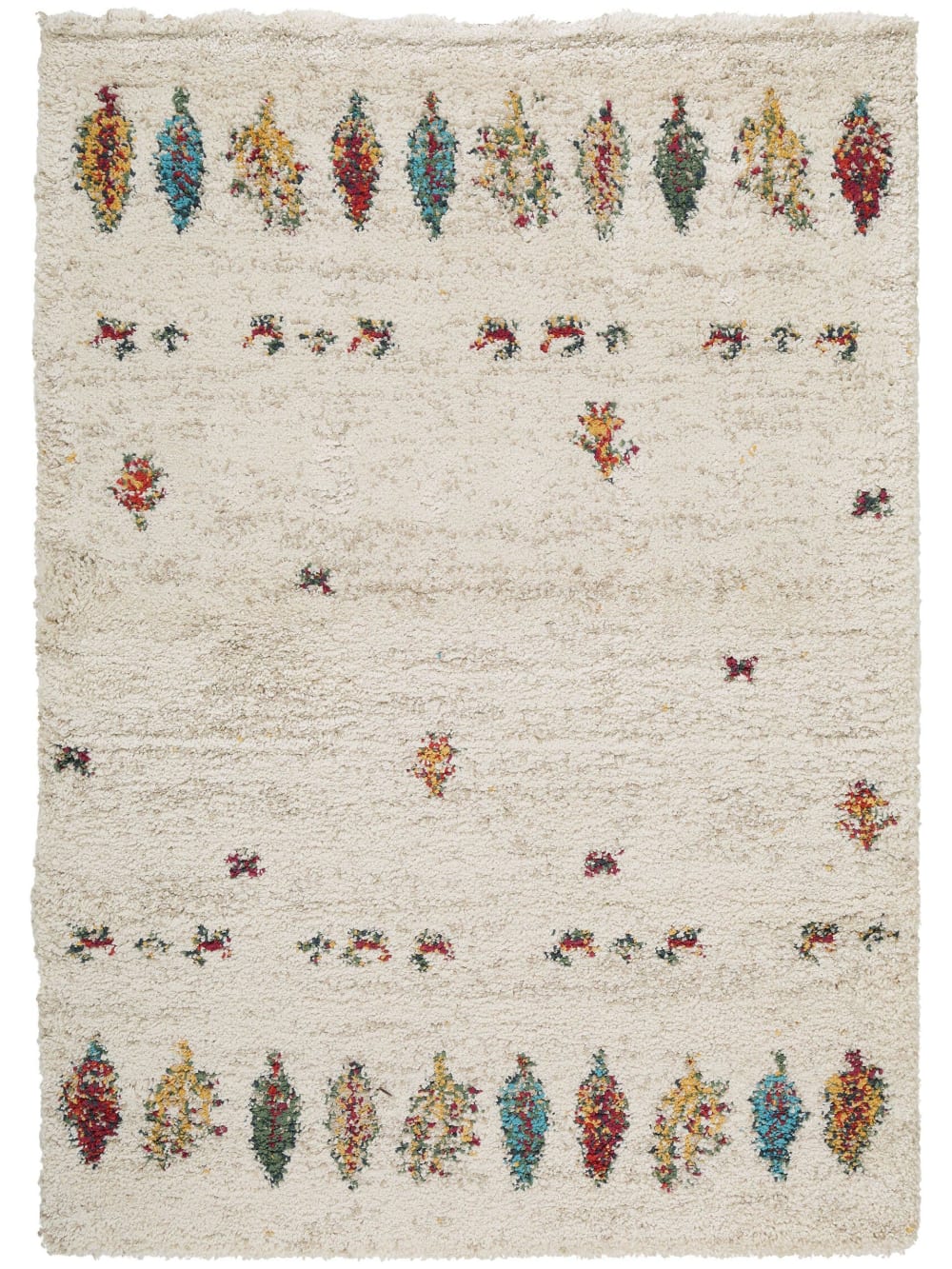 Benuta Hochflorteppich beige 200x290 style exotic - Pvc - Polyvinlychlorid
