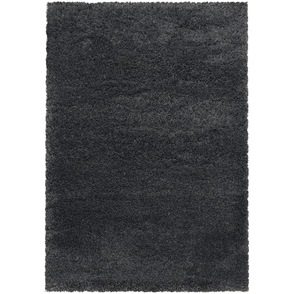 Tapis cosy à poils longs anthracite 80x150cm