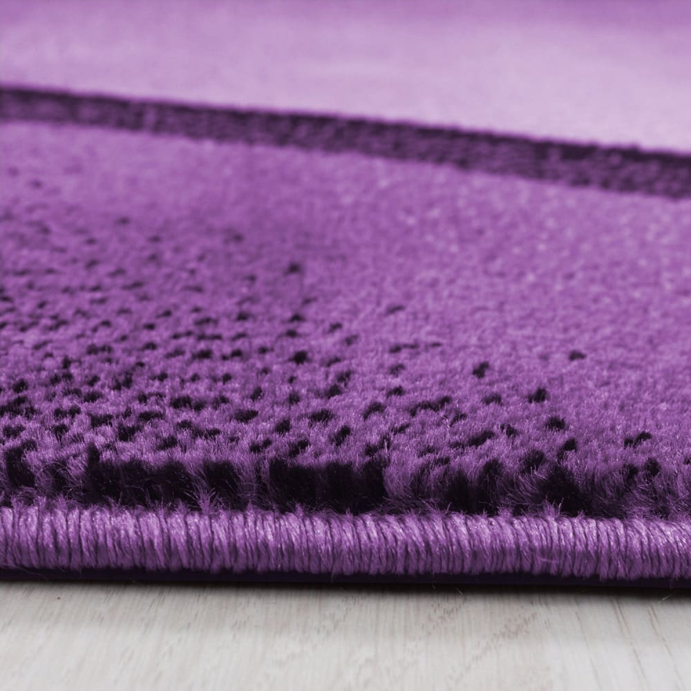 Tapis à motifs graphique violet 80x300cm — vue 4