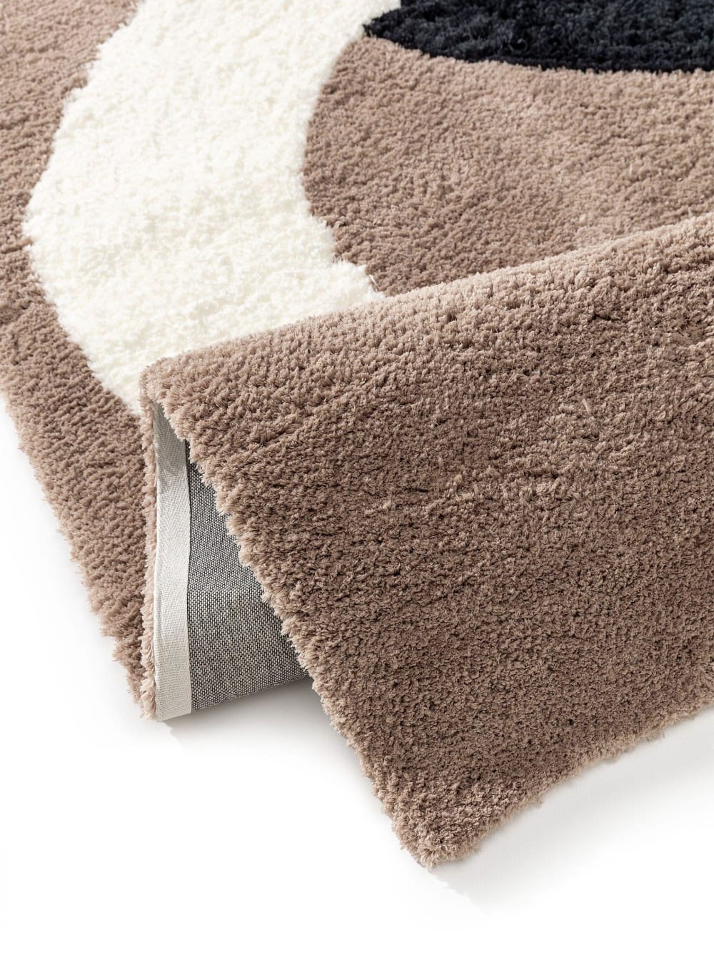 Tapis à poils longs multicouleur 140x200 — vue 3