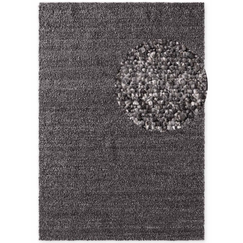 Tapis bouclés à poils courts anthracite 200x290cm