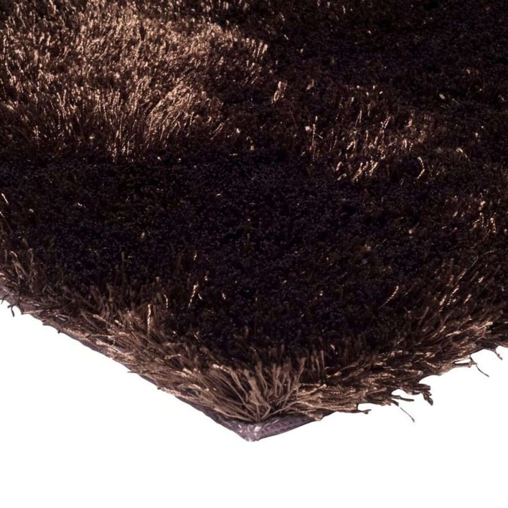 Tapis à poils longs chocolat 190x200 — vue 4
