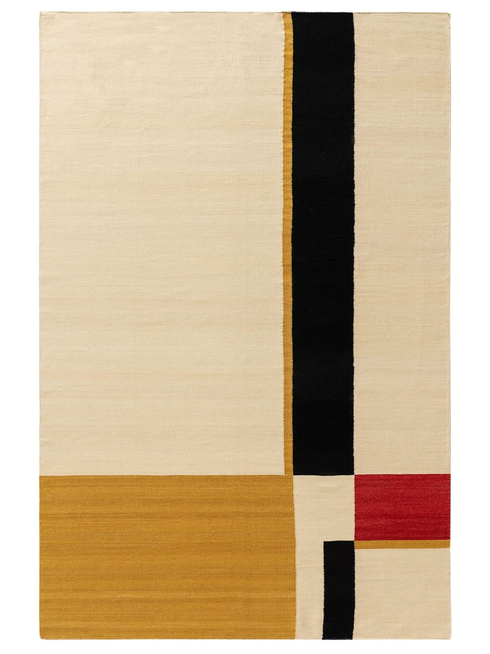 Tapis tissé à plat