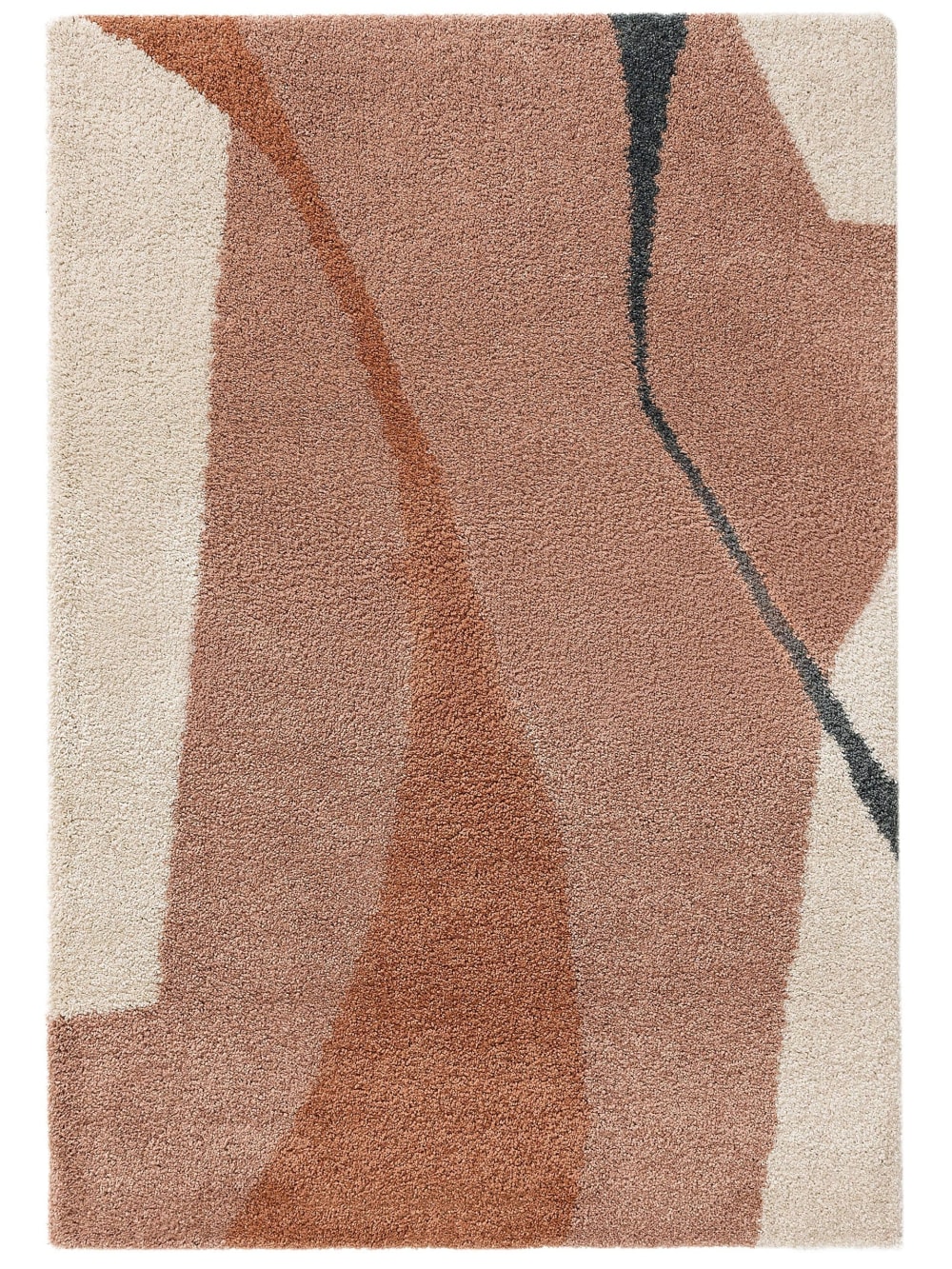 Tapis à poils longs - multicouleur