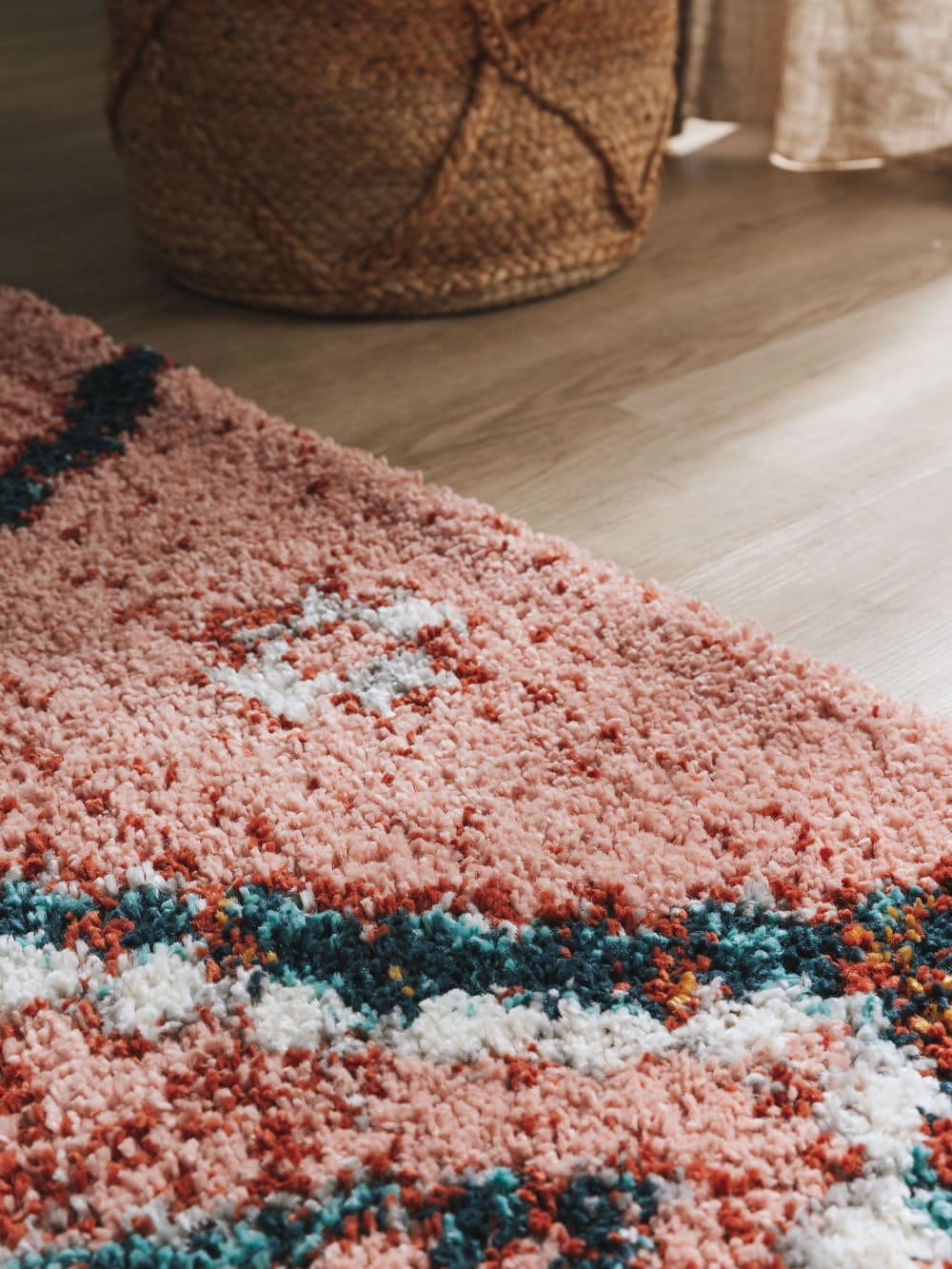 Tapis à poils longs rose 160x230 — vue 4