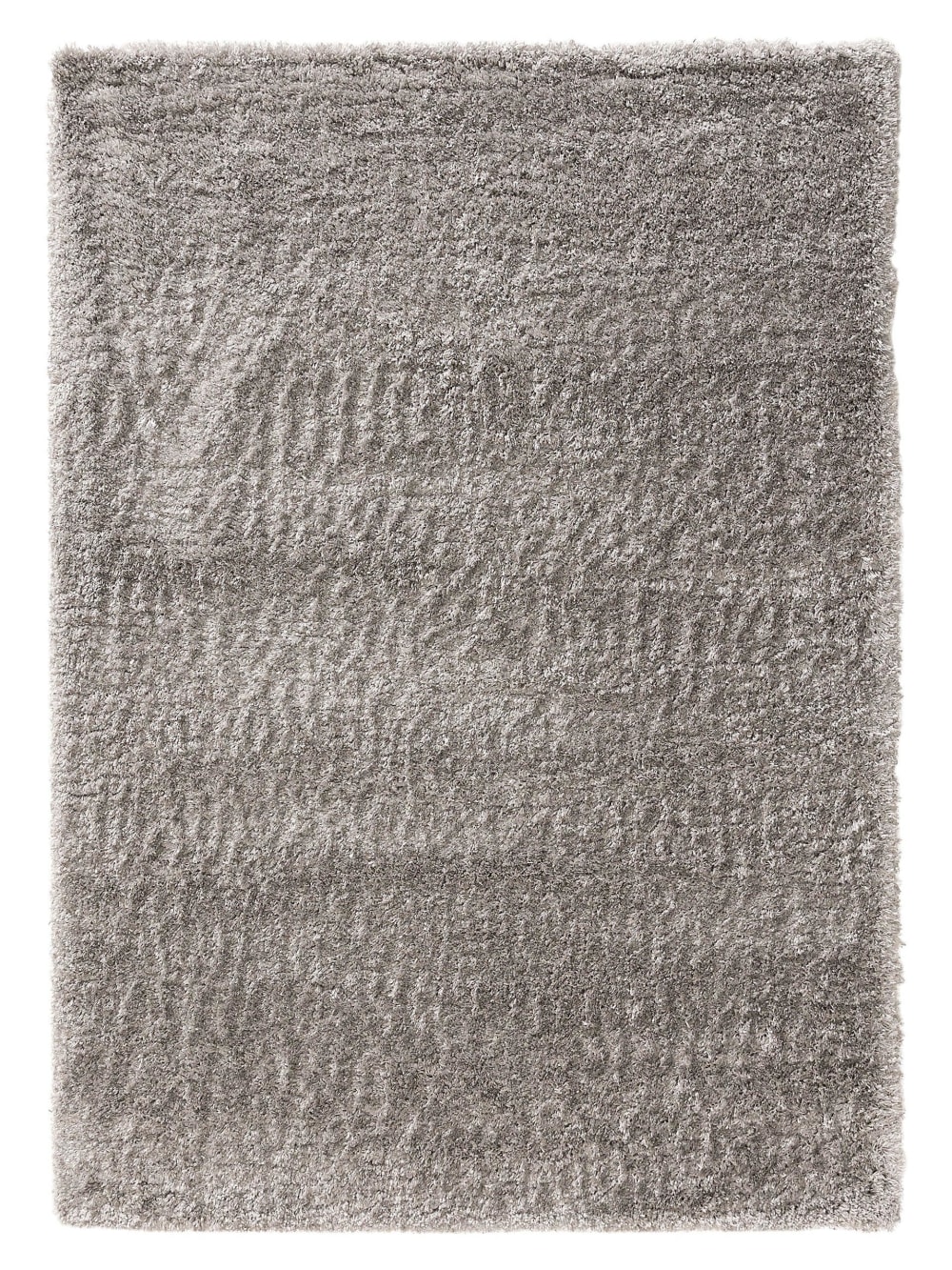 Tapis à poils longs gris 200x290