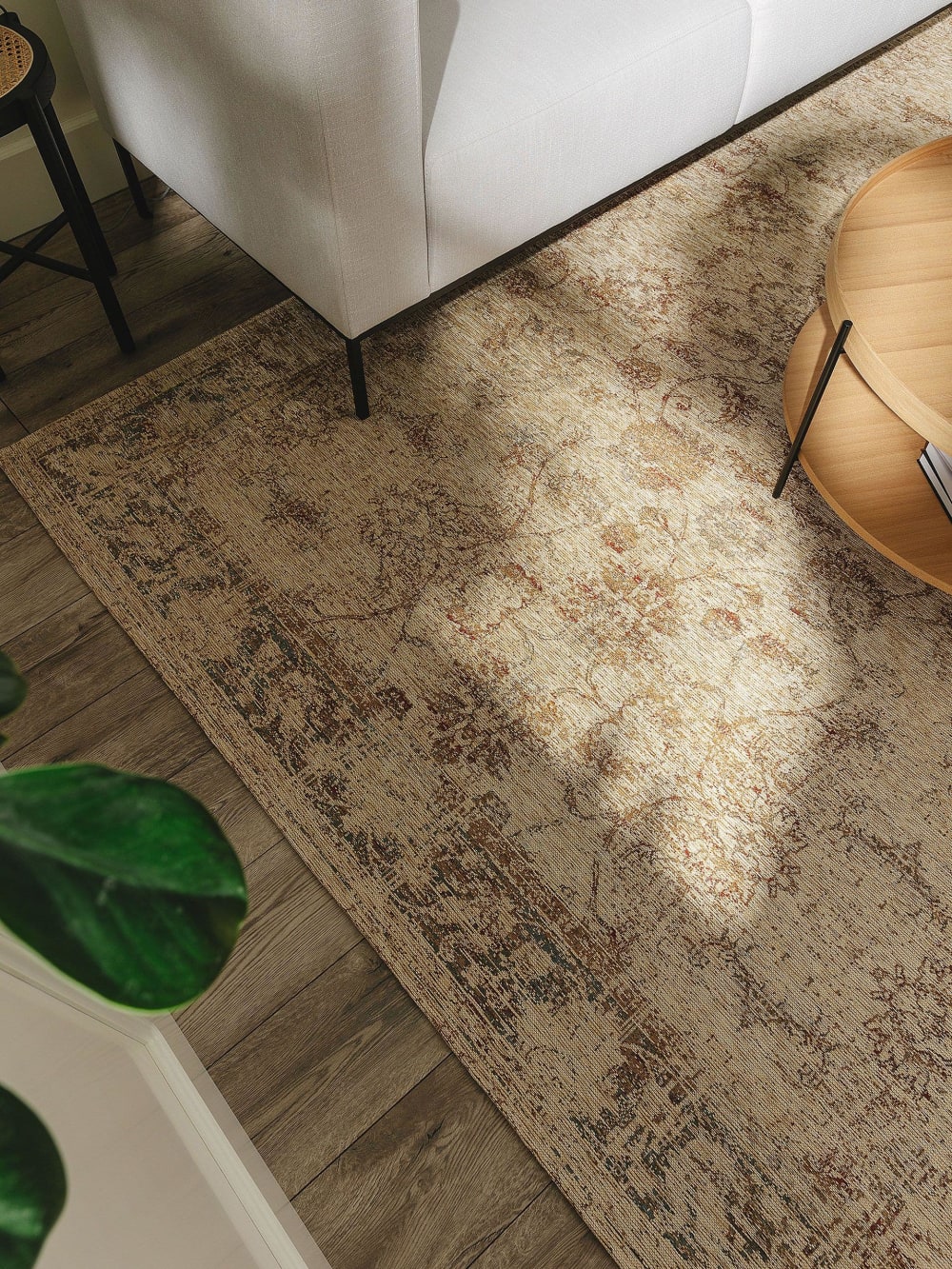 Tapis tissé à plat beige 160x235 — vue 4