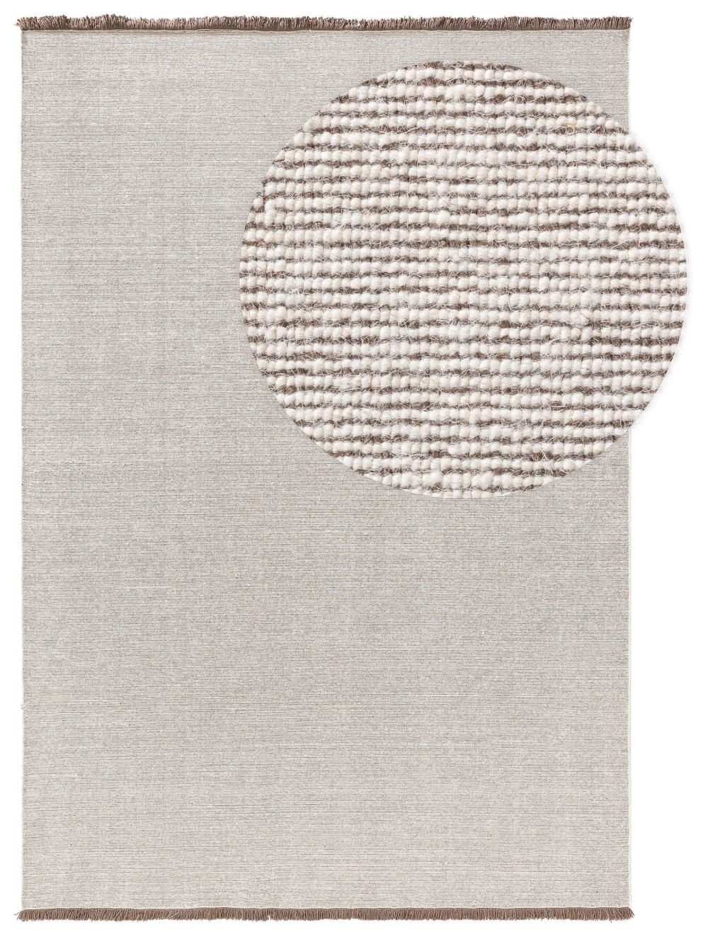 Tapis tissé à plat