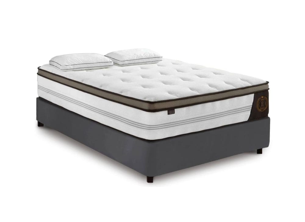 Matelas hybride 160 x 200 cm ressorts mémoire de forme épaisseur 31 cm