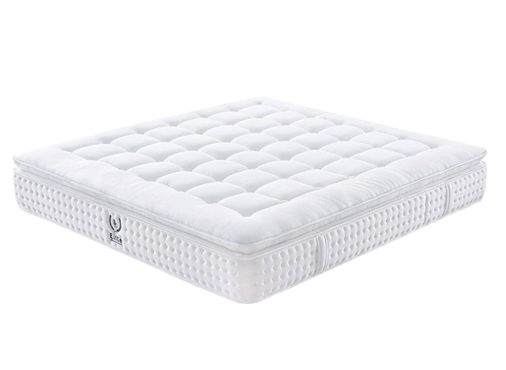Matelas hybride 160 x 200 cm mousse mémoire ressorts épaisseur 31 cm