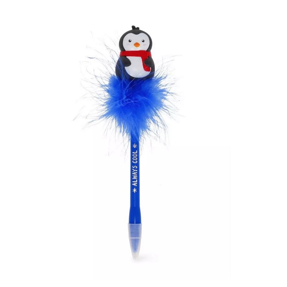 Stylo a bille lumineux pingouin