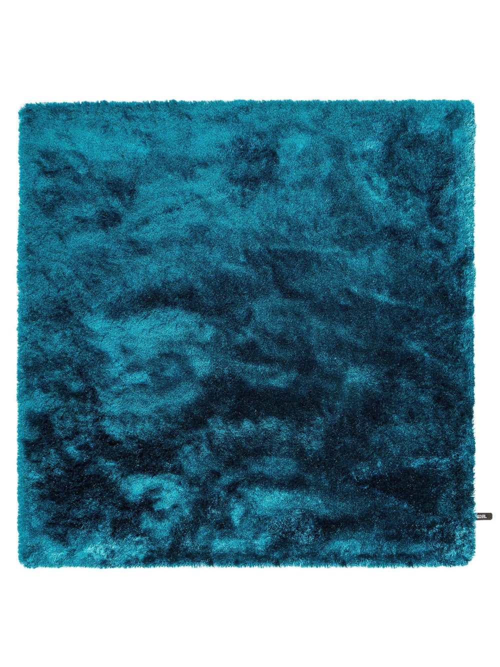 Tapis à poils longs - turquoise