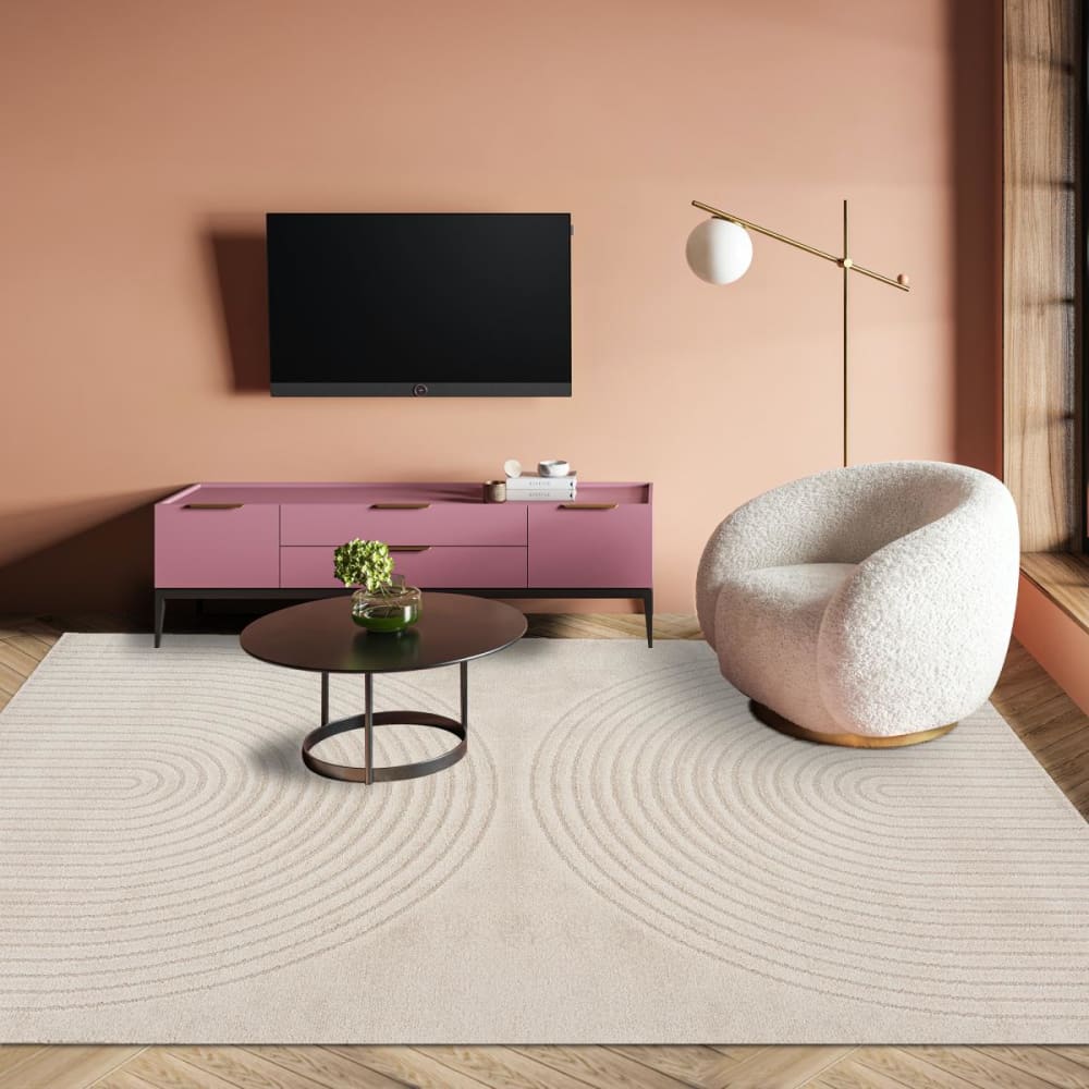 Esszimmerteppich 240x340 Beige - Maisons Du Monde