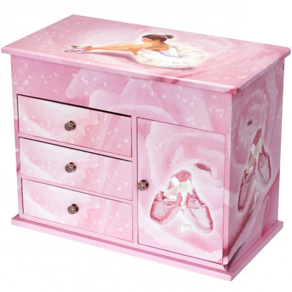 TROUSSELIER Spieluhr Rosa Ballerina, eine Spieldose von Trousselier. Artikelnummer S237000. Rosa