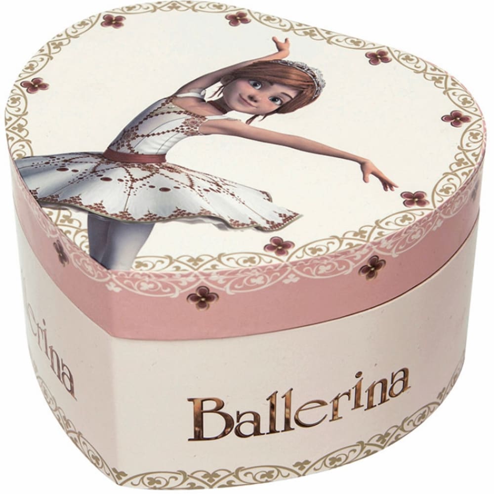 Trousselier Herz-Box Ballerina ROSA HOLZ Kinder