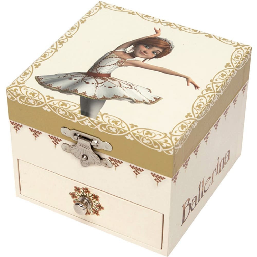 Trousselier Ballerina Spieluhr BEIGE HOLZ Kinder