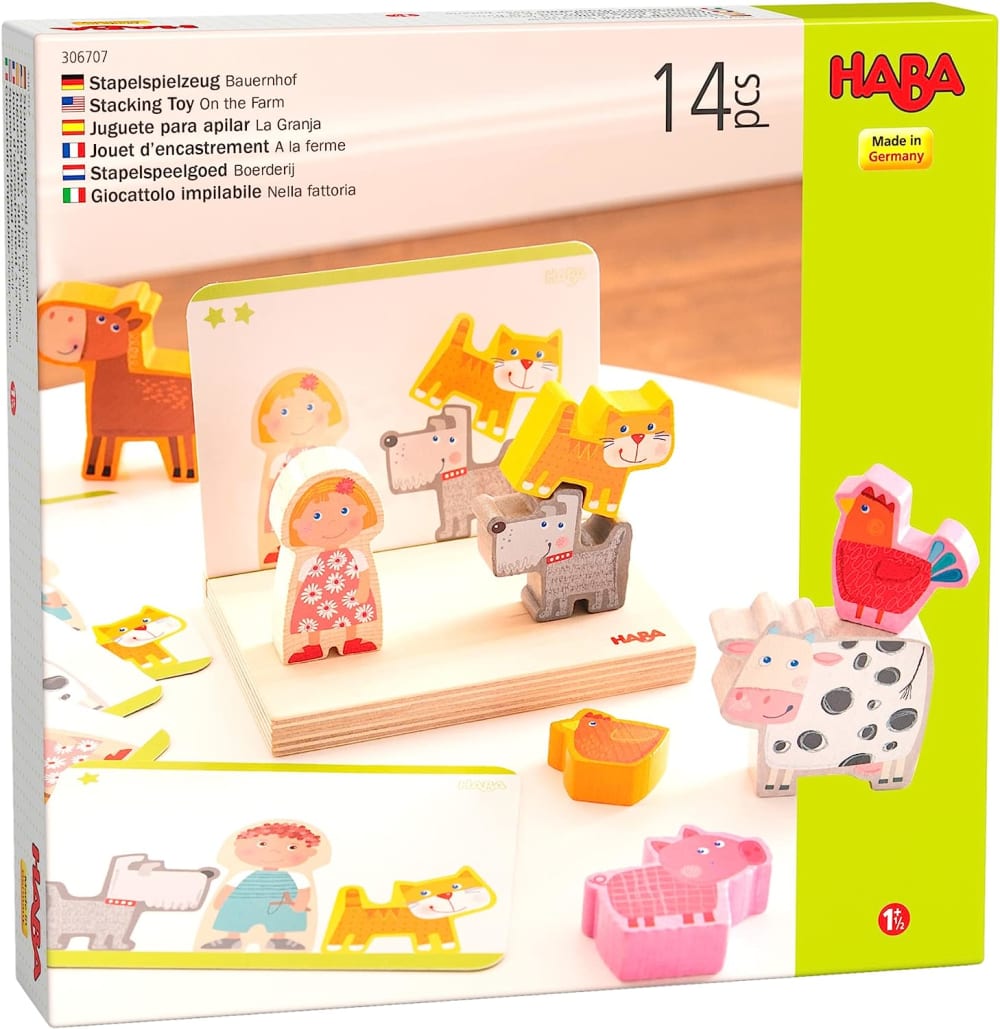 Haba Juego de apilar la granja